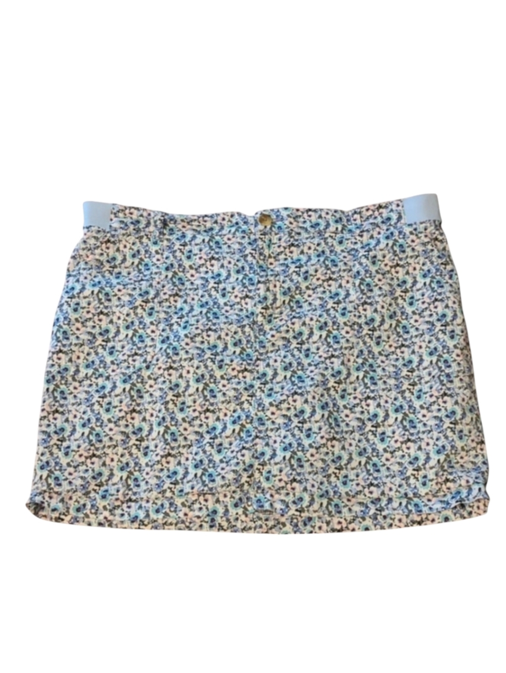 Lee Watercolor Floral Regular Fit Midrise Skort Size 20